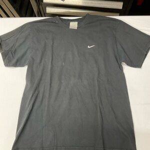 Nike Gray Short Sleeve Tee with Iconic Swoosh
